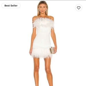 Bronx and Banco Lola Feather Dress